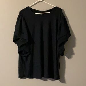 Zac & Rachel Size 3X Elegant Navy Blue Women's Top